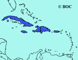 Greater Antillean Grackle range