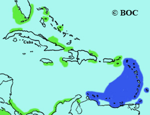 Red-billed Tropicbird range