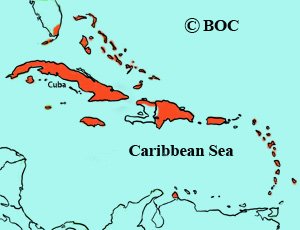 Antillean Nighthawk range