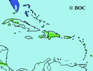 Pine Warbler range